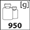 waga 950g