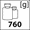 waga 760g